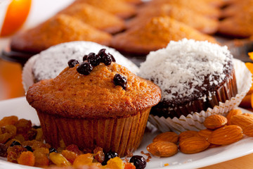 Assorted muffins