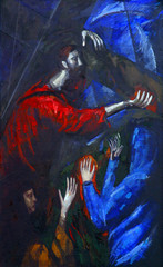 Obraz na płótnie Canvas Jezus spotyka swoją Matkę