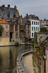 Old historic architecture of Gent, Belgium