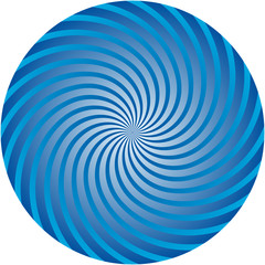 Spirale-blau