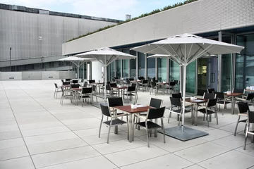 Vlies Fototapete Restaurant Café im Freien in München