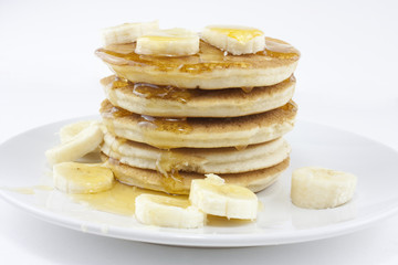 banana pancakes or crepes