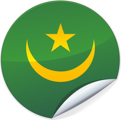 Sticker de la Mauritanie (détouré)