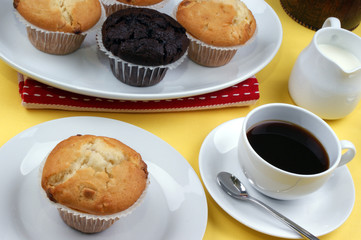 home made sweet muffins on a plate