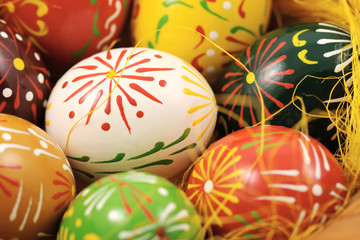 Colorful Easter eggs.