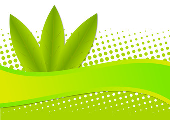 Eco Green Enviornmental Pattern Background - obrazy, fototapety, plakaty
