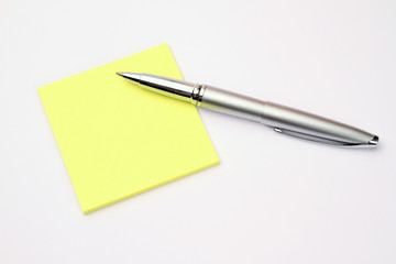 Yellow pad and pen 2