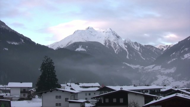 Sunrise in the mountains