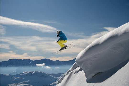 Skifahrer