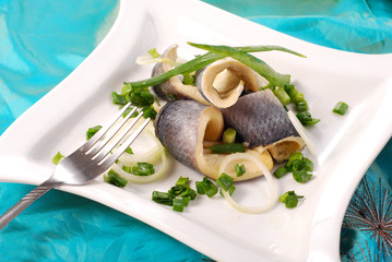 herrings with chive