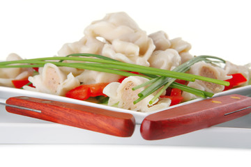 fresh boiled dumplings