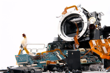 Broked DSLR camera
