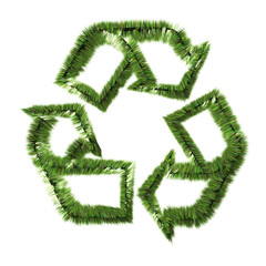 grass recycle symbol