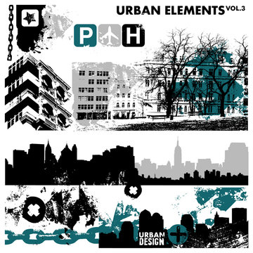 Fototapeta urban elements vol. 3
