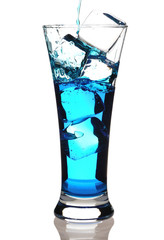 Pouring cocktail