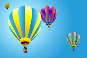 Obraz premium Hot Air Balloons
