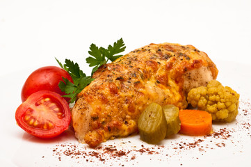 Baked chicken breast