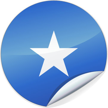 Sticker de la Somalie (d&eacute;tour&eacute;)