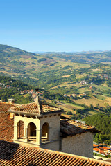 San Marino.Top view