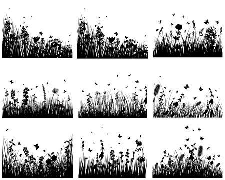 meadow silhouettes