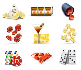 Gambling and casino icons, part 2