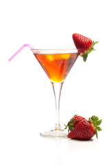cocktail negroni con fragola