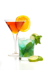 cocktails negroni e  mojito