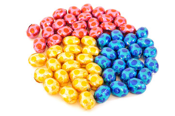 Easter eggs on background for your easter design