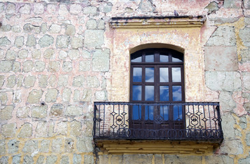 Fototapeta na wymiar Small balcony, Mexico