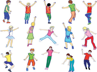 Fototapeta premium different children