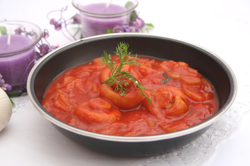tomatensuppe mit fenchel