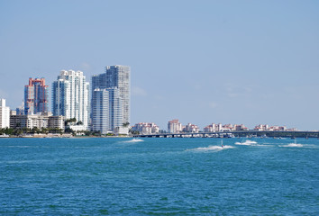 Fototapeta premium SoBe and Fisher Island Condos