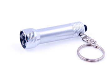 Silver led flashlight