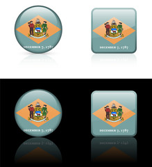 Delaware Icon on Internet Button