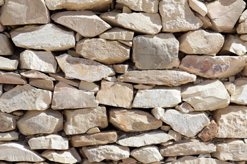 Texture of laying rocks.