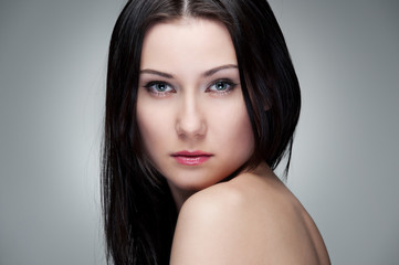 Fototapeta premium portrait of graceful young woman