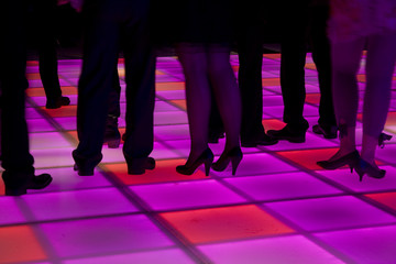 Colorful led dance floor