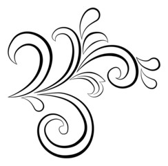 floral swirl
