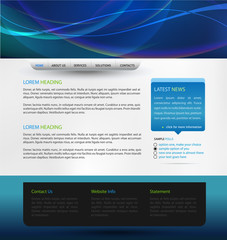web design vector template