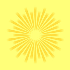 Obraz premium Sunburst vector