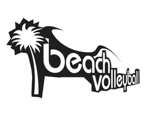 Beachvolleyball Logo