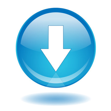 "DOWNLOAD" web button (arrow down internet online)