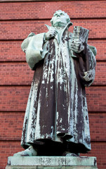 Fototapeta na wymiar Hamburg: Kondolencje Martin Luther na Michel