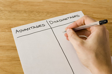 Advantages and Disadvantages