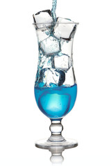 Pouring cocktail