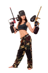 Paintball girl