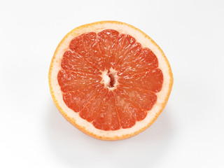 Obraz na płótnie Canvas Grapefruit, halbiert