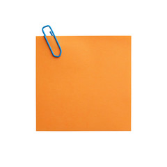 m&eacute;mo orange trombone bleu