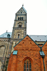 Fototapeta na wymiar Riberhus Eglise ? Ribe au Danemark
