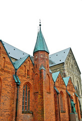 Fototapeta premium Eglise Riberhus à Ribe au Danemark
